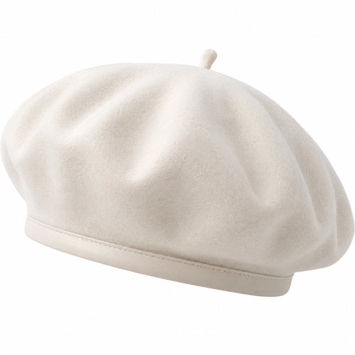 Béret Classique Beige Unisexe