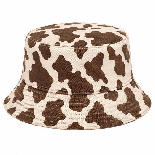 Bob imprimé vache marron et beige