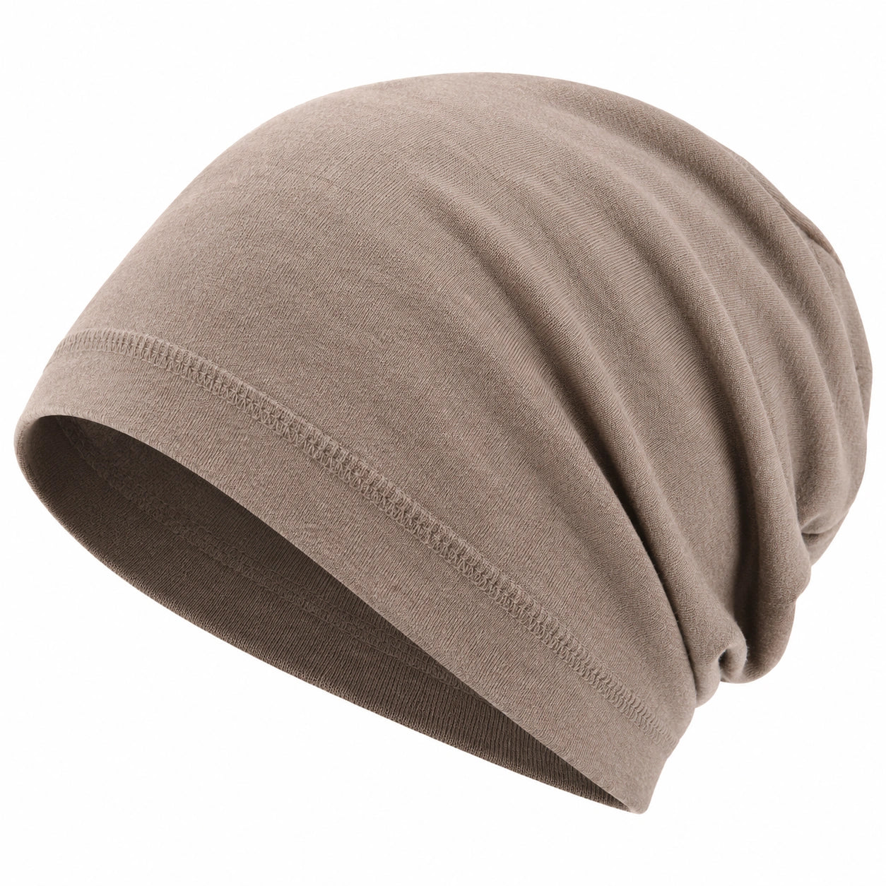 Bonnet Unisexe Légèrement Ajusté Taupe