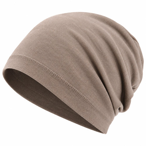 Bonnet Unisexe Légèrement Ajusté Taupe