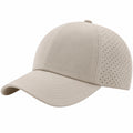 Casquette de Baseball Unisexe Ventilée Beige