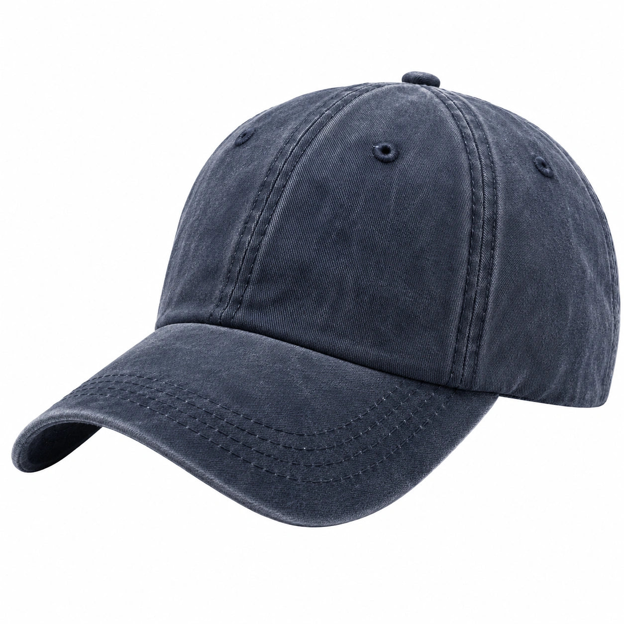 Casquette de Baseball Unisexe Ajustable Bleu Marine