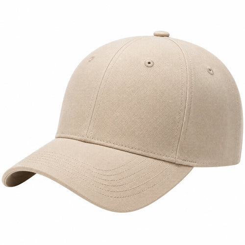 Casquette de Baseball Beige Ajustable pour Adulte