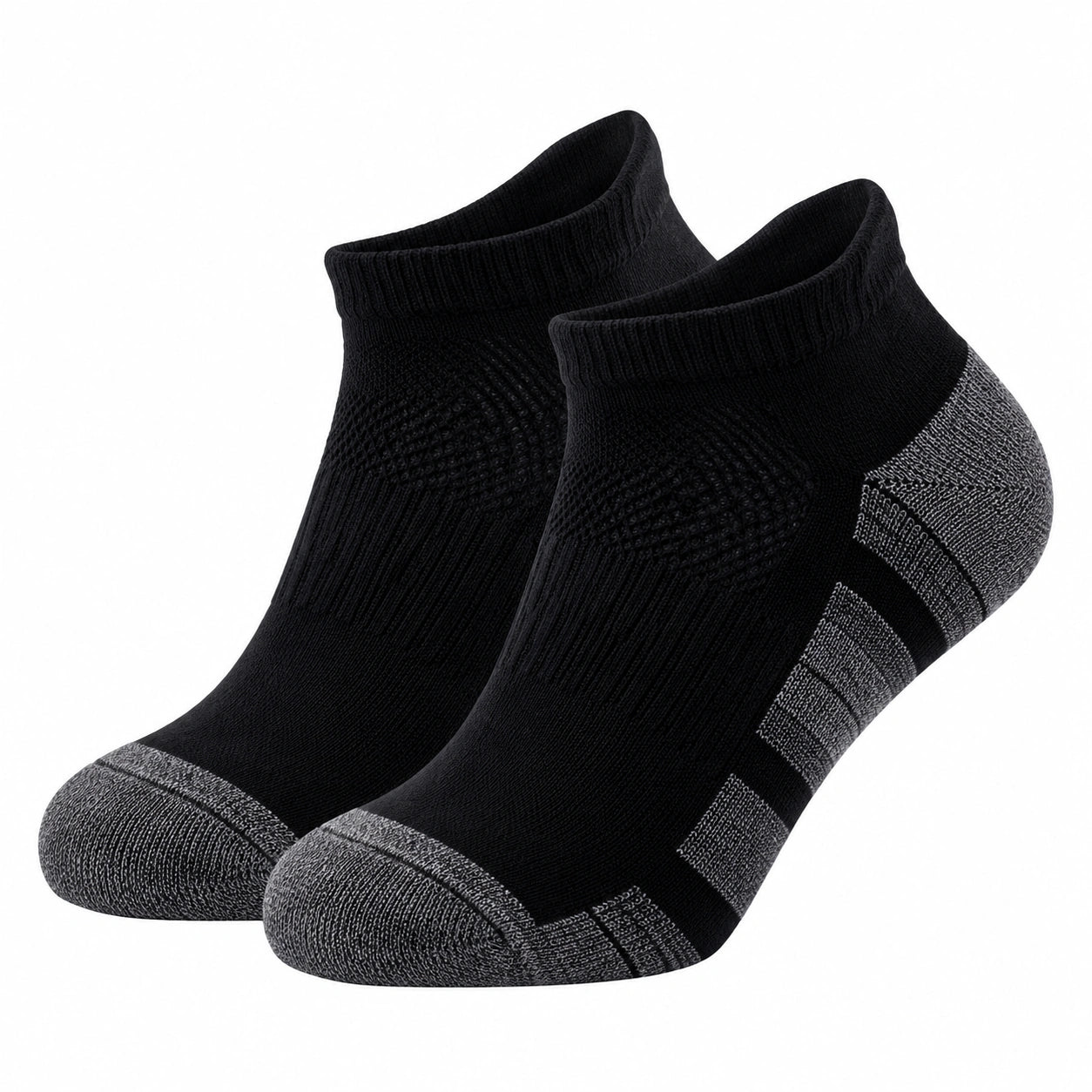 Chaussettes de Cheville Noires et Grises pour Adultes